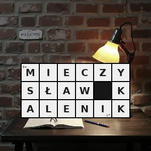 Hasło krzyżówkowe odtwórca roli zbyszka z bogdańca w filmie krzyżacy - mieczysław kalenik – rozwiązanie, synonimy, podpowiedzi i definicje krzyżówkowe